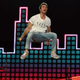 Chainsmoker Drew Taggart attempts to fling himself into orbit without technological aid.